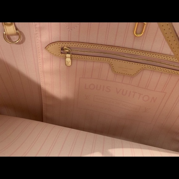 * SOLD * LOUIS VUITTON NEVERFULL DAMIER AZUR NEW - Picture 2 of 8